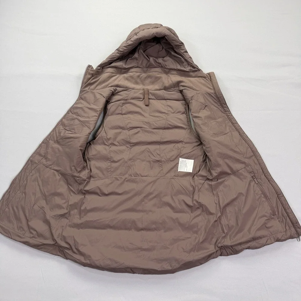Lululemon Down & Around Vest Women's Size 6 Hooded Long Puffer Down